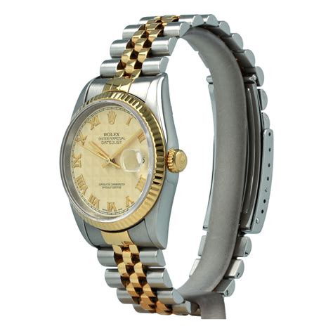 rolex datejust 16233 gold|pre owned Rolex Datejust 16233.